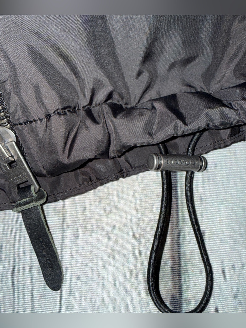 Coach Shearling Down Puffer Jacket - Picture 4 of 5